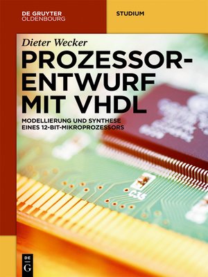 cover image of Prozessorentwurf mit VHDL